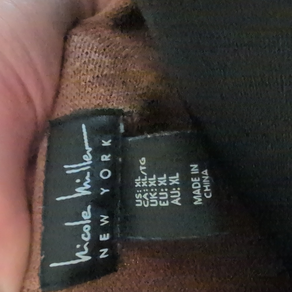 Nicole Miller Brown Wrap Dress - Picture 2 of 8